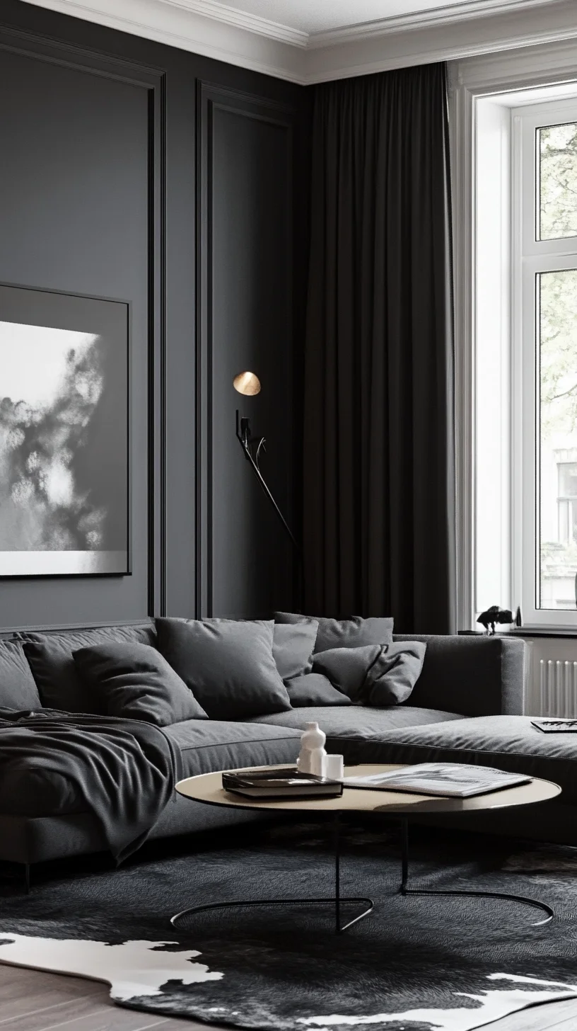 Embrace Elegance: Transform Your Space with Moody Monochrome Decor