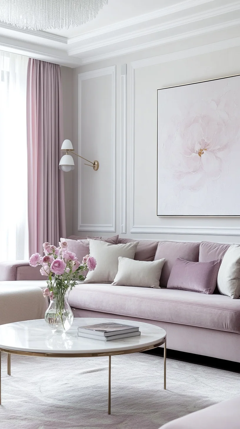 Embrace Elegance: Transform Your Space with Soft Pink Hues and Luxurious Textures