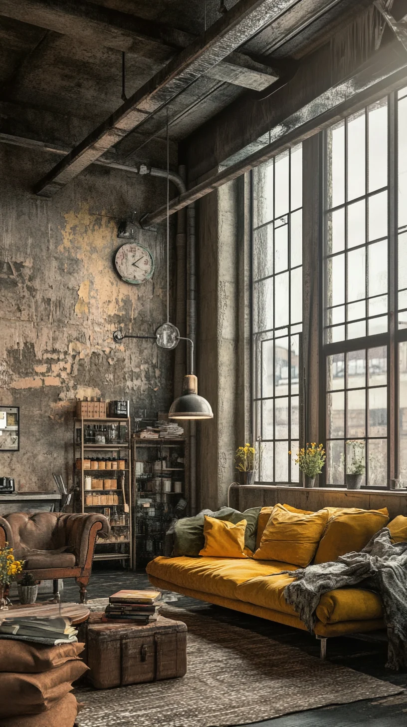 Embrace Industrial Chic: A Cozy Blend of Rustic and Modern Elegance