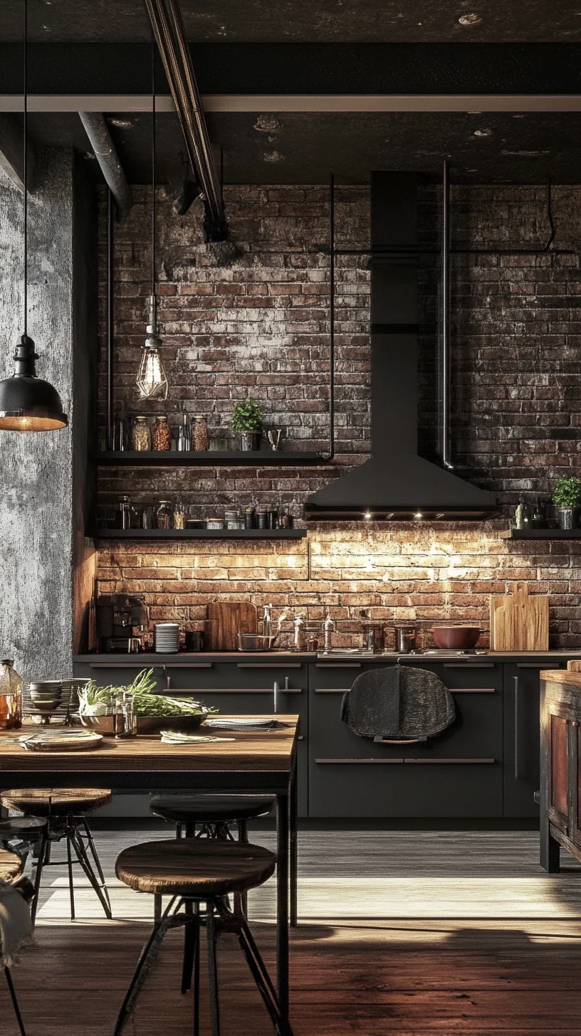 Embrace Industrial Chic: A Modern Rustic Kitchen to Inspire Your Culinary Space