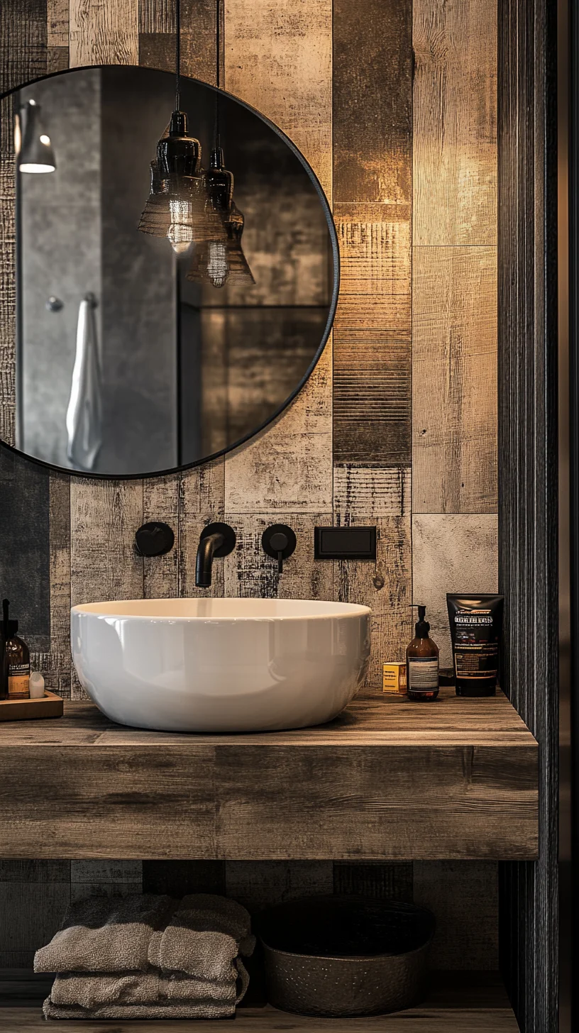 Embrace Minimalism: The Chic Charm of Rustic Modern Bathroom Decor