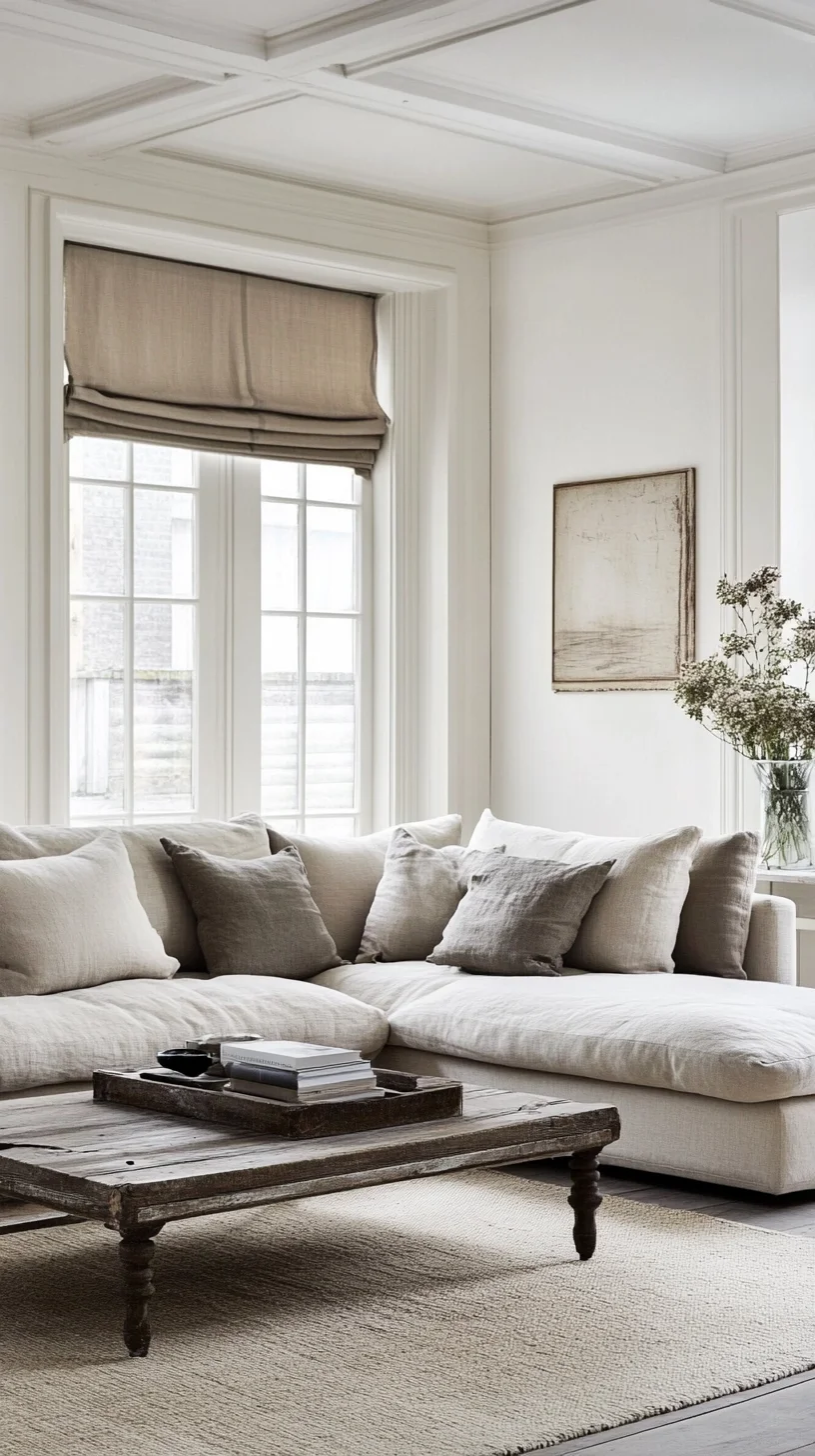 Embrace Minimalism: The Serene Charm of Neutral Living Spaces