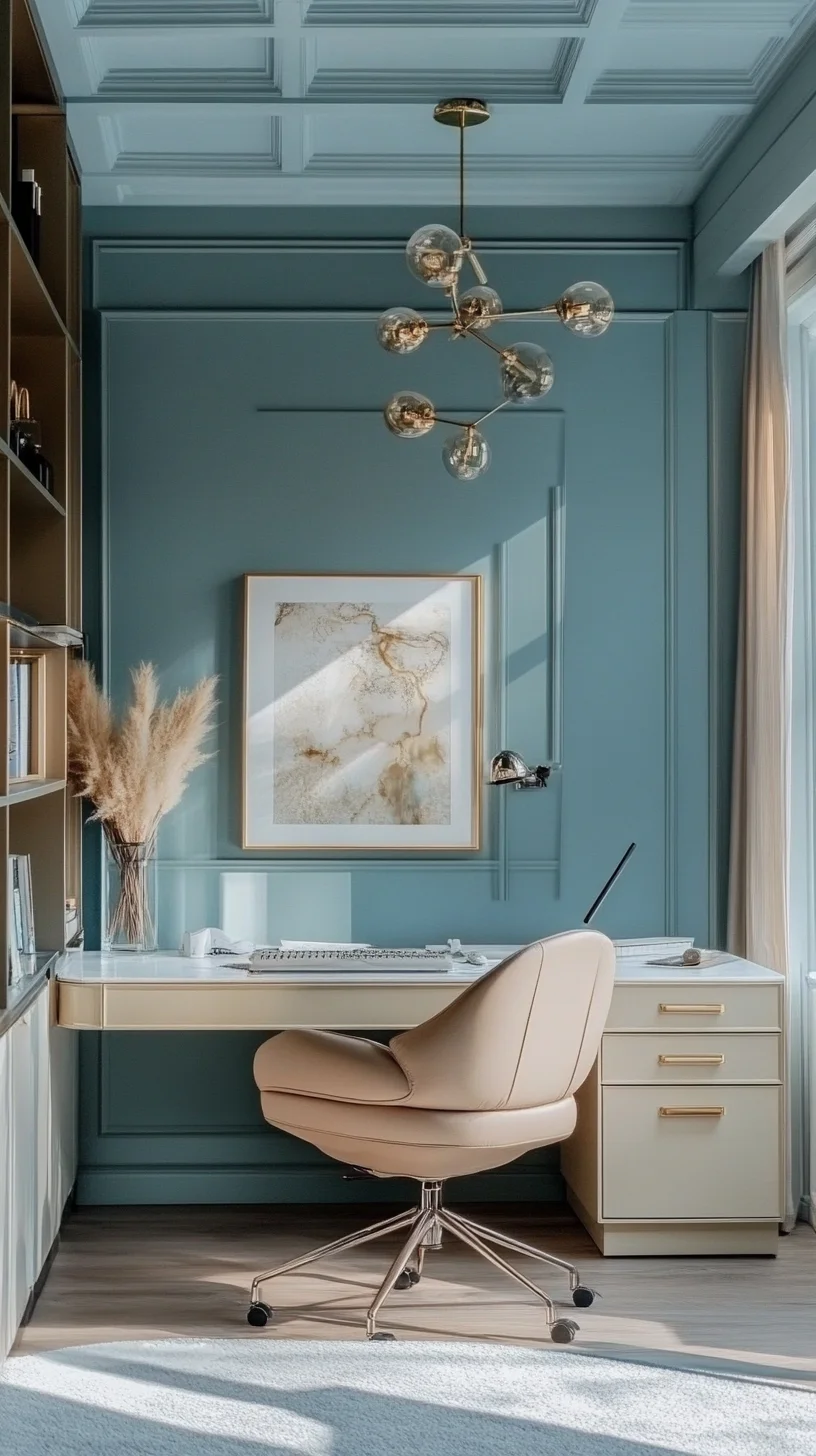 Embrace Modern Elegance: A Chic Workspace that Inspires