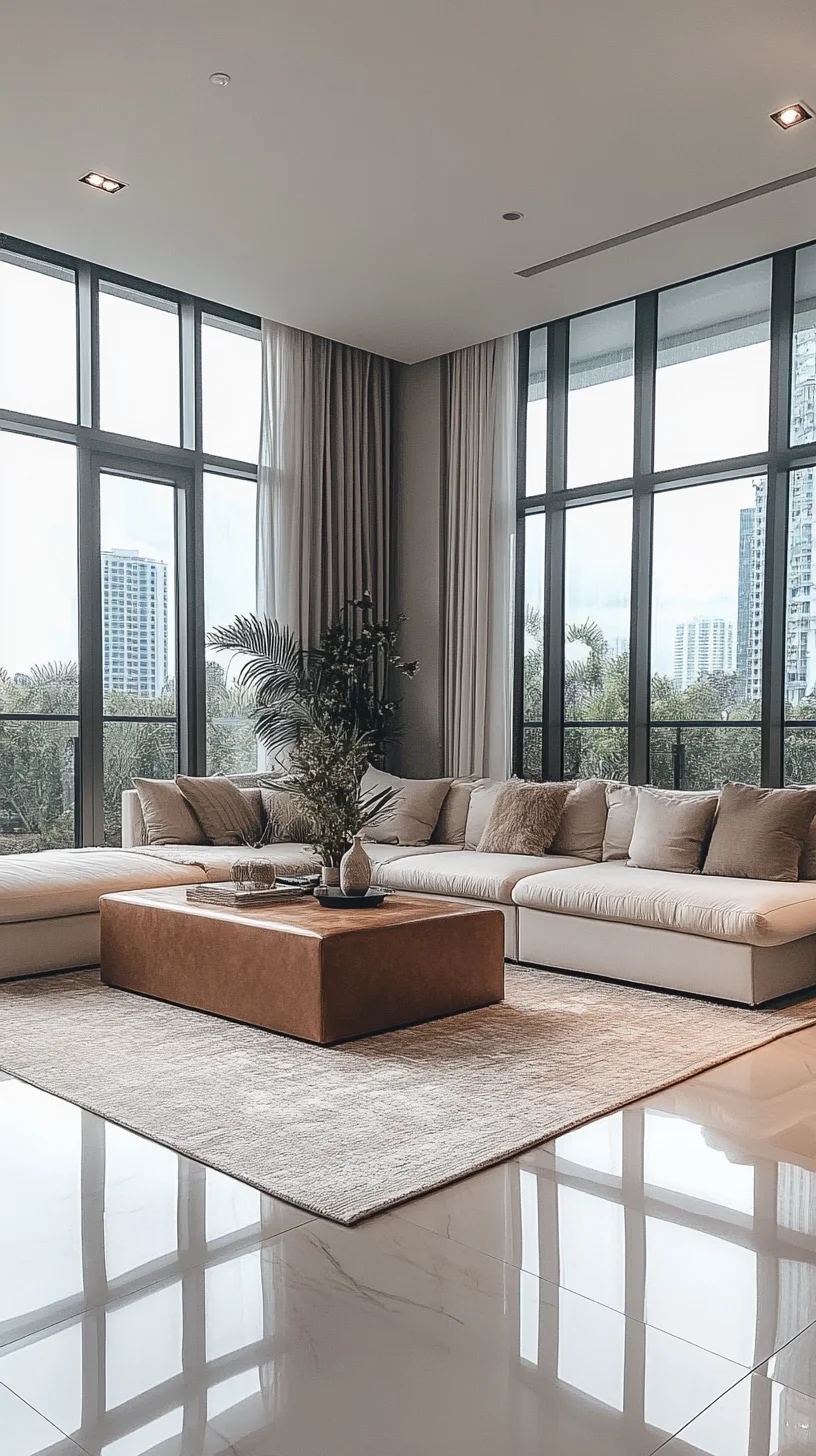 Embrace Modern Elegance with a Chic Minimalist Living Room