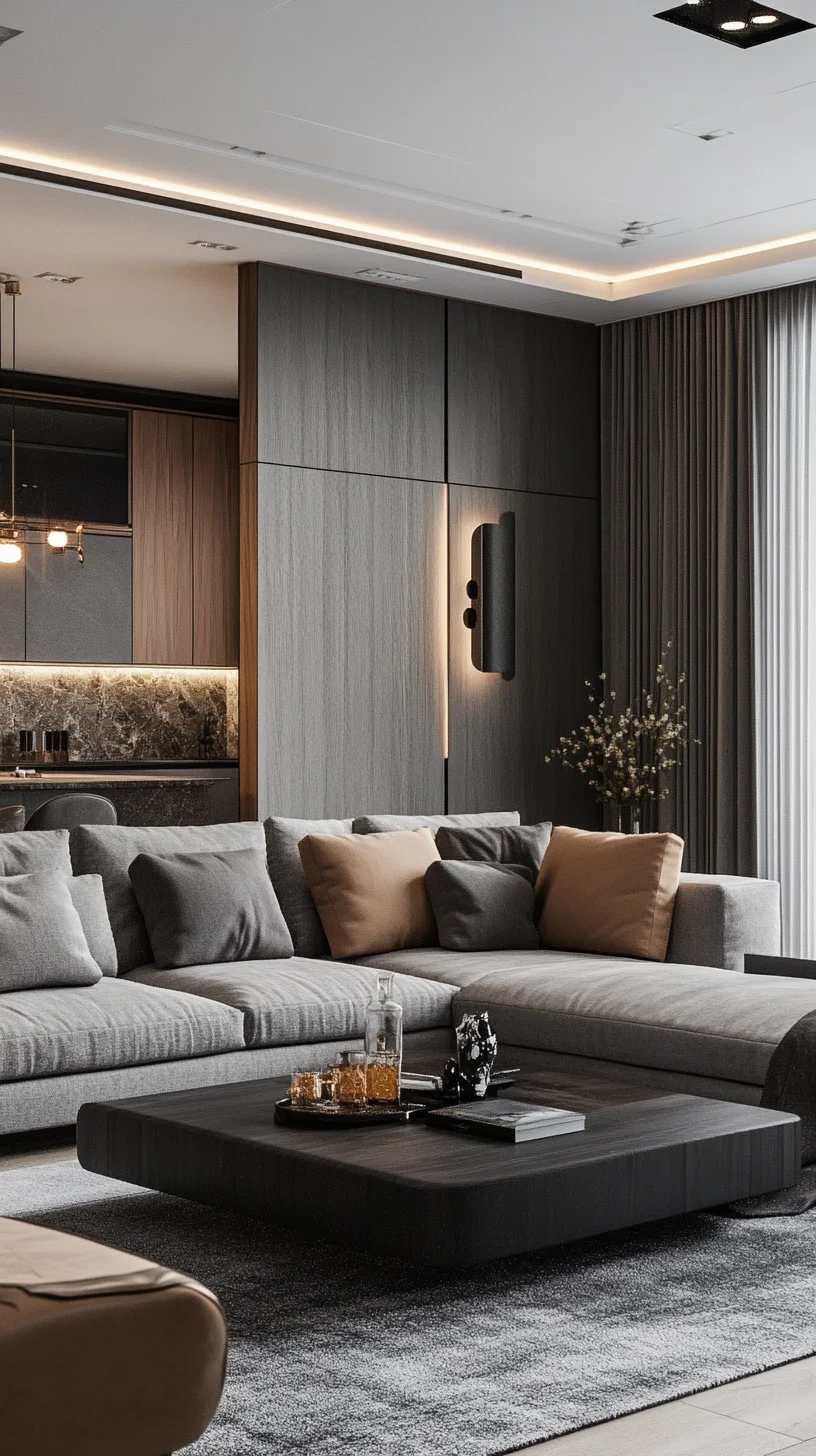 Embrace Modern Minimalism: The Elegant Grey Living Room Aesthetic