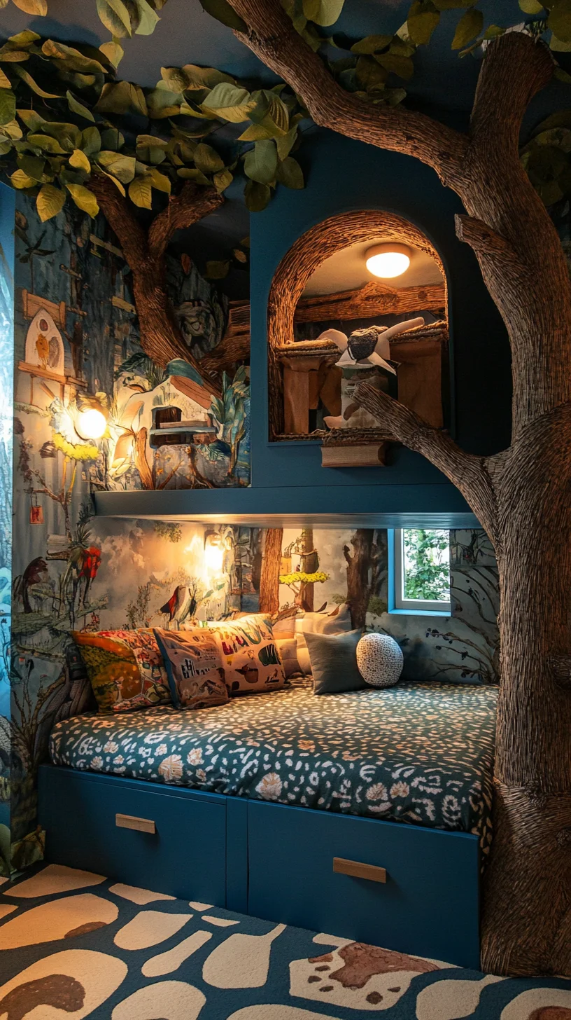 Embrace Nature: A Whimsical Treehouse Retreat for Cozy Dreamers