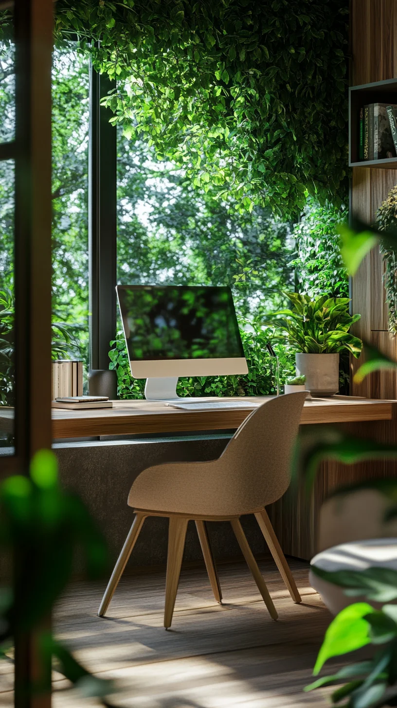 Embrace Nature: Craft a Lush Green Workspace Oasis