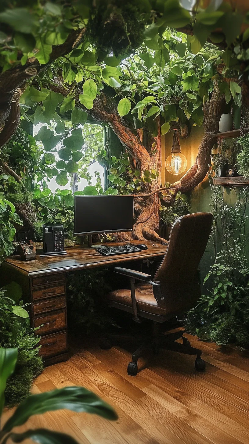 Embrace Nature: Create Your Lush Indoor Workspace Oasis