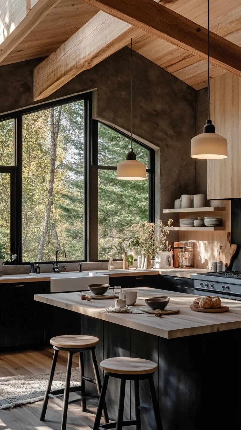 Embrace Nature: The Chic Rustic Modern Kitchen Style