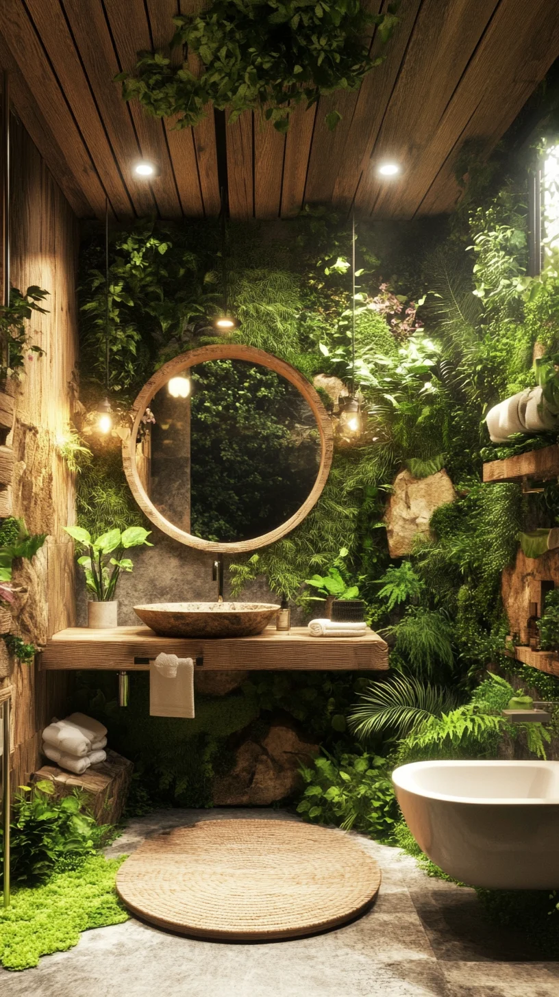 Embrace Nature: Transform Your Bathroom into a Lush Green Oasis