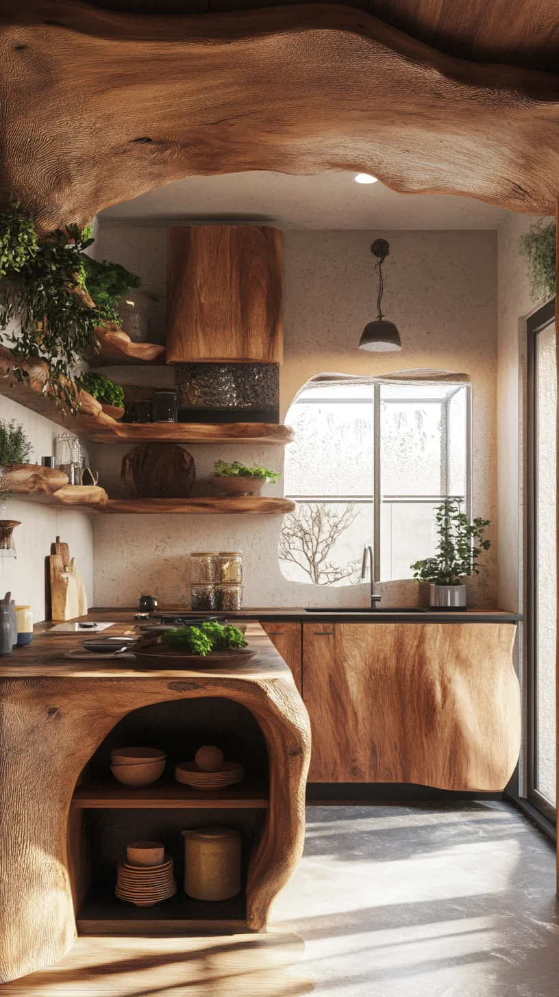 Embrace Nature: Transform Your Kitchen with Organic Wooden Elegance