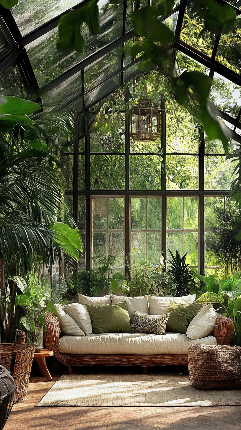 Embrace Nature: Transform Your Space with Lush Greenery and Chic Comfort