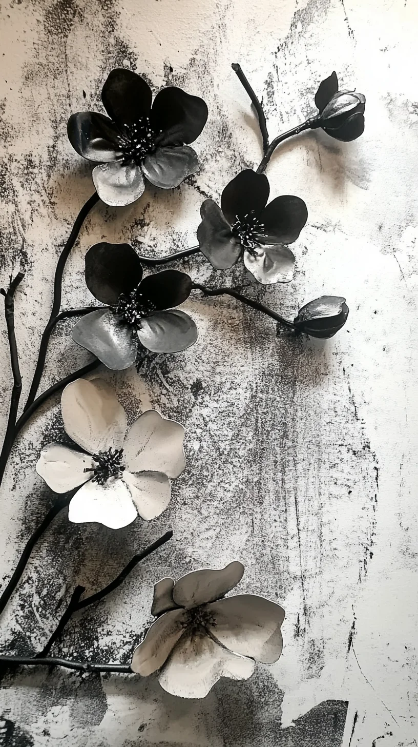 Embrace Nature’s Elegance: Black and White Floral Wall Art for Stunning Décor