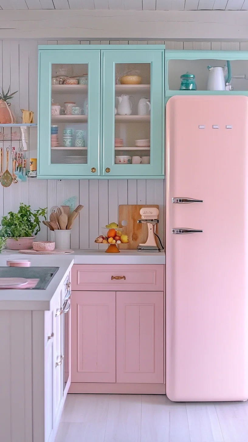 Embrace Retro Charm: The Perfect Pastel Kitchen Aesthetic