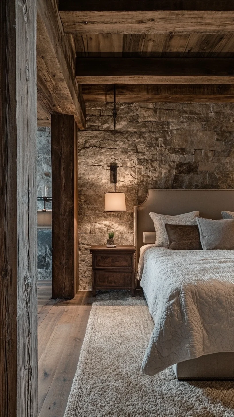 Embrace Rustic Charm: A Cozy Bedroom Sanctuary for Ultimate Relaxation