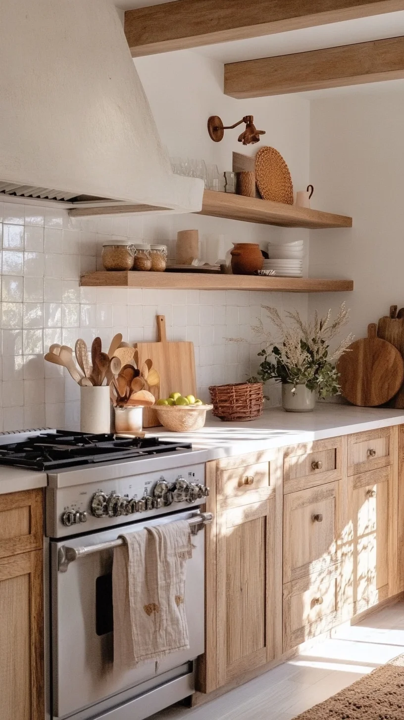 Embrace Rustic Charm: Stylish Kitchen Decor with Natural Elements