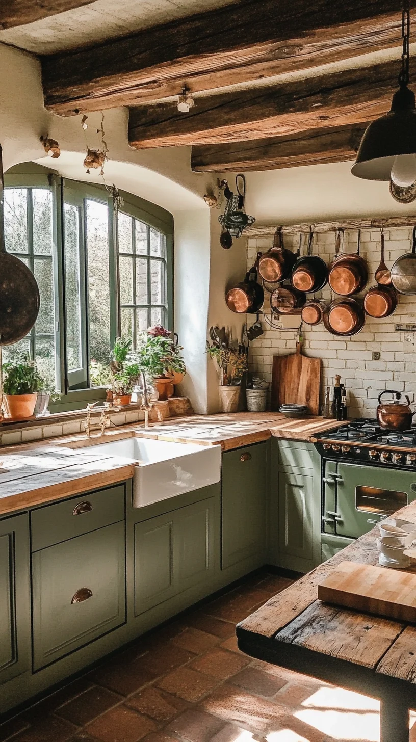 Embrace Rustic Chic: A Cozy Kitchen Full of Character and Charm