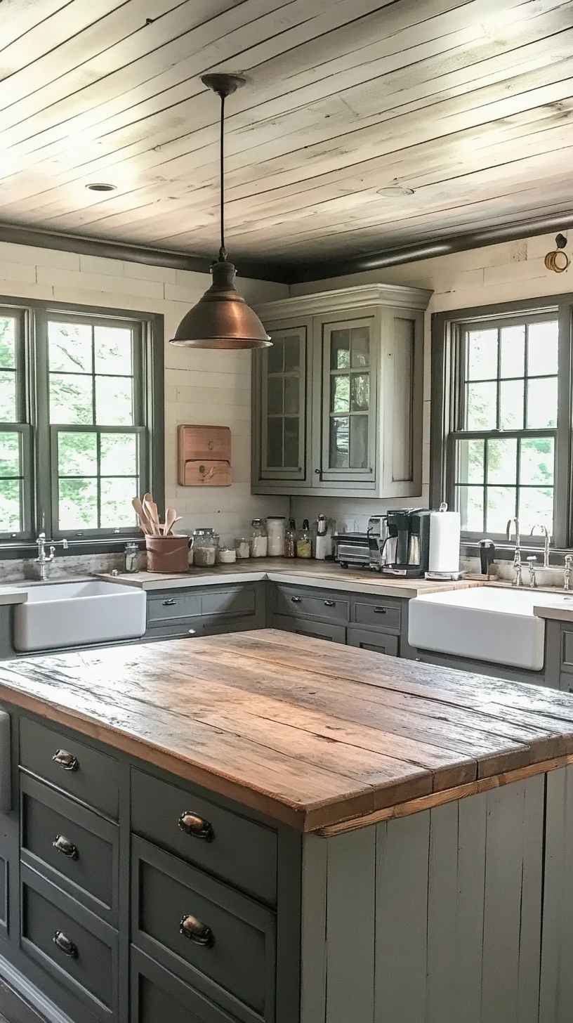 Embrace Rustic Elegance: The Allure of a Farmhouse-Style Kitchen