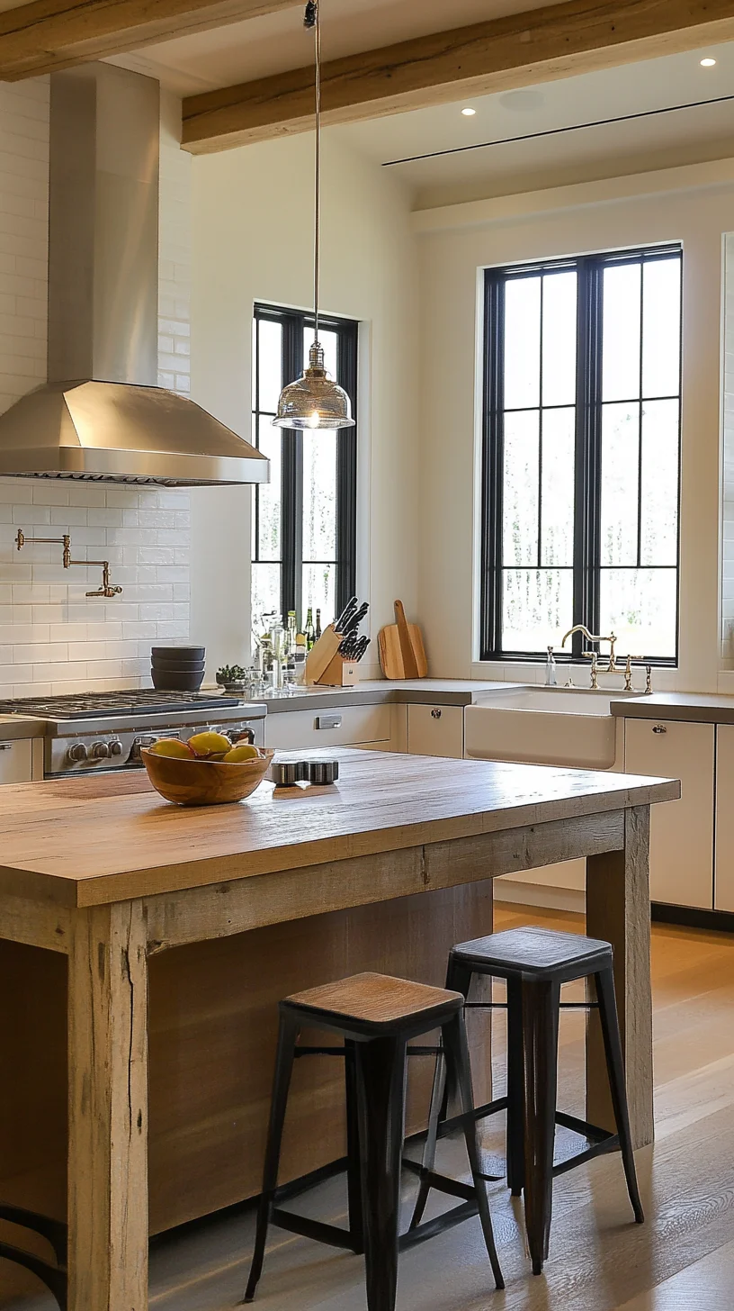 Embrace Rustic Elegance: The Perfect Blend of Modern and Farmhouse Kitchen Design