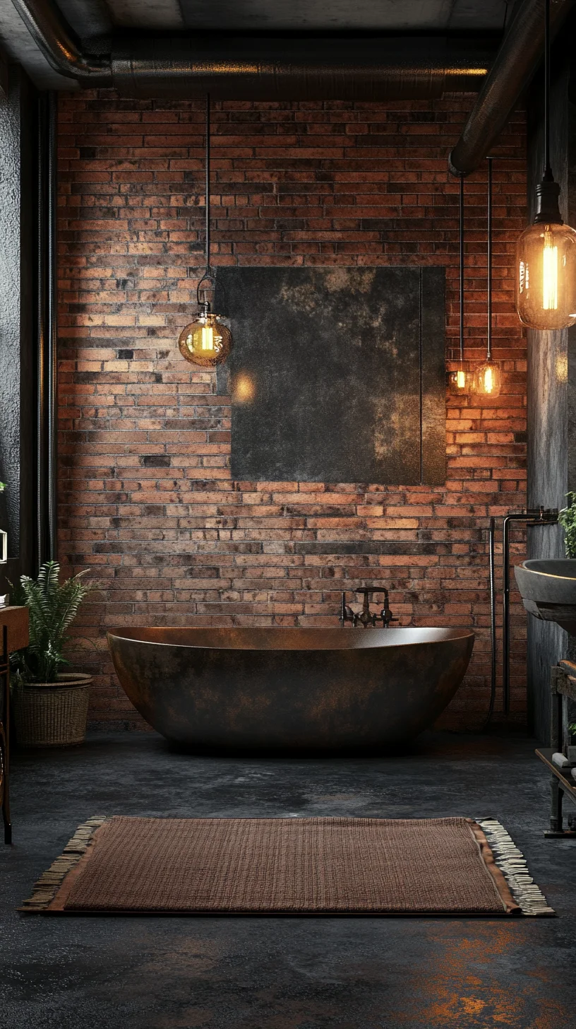 Embrace Rustic Elegance: Transform Your Bathroom with Industrial Chic Style