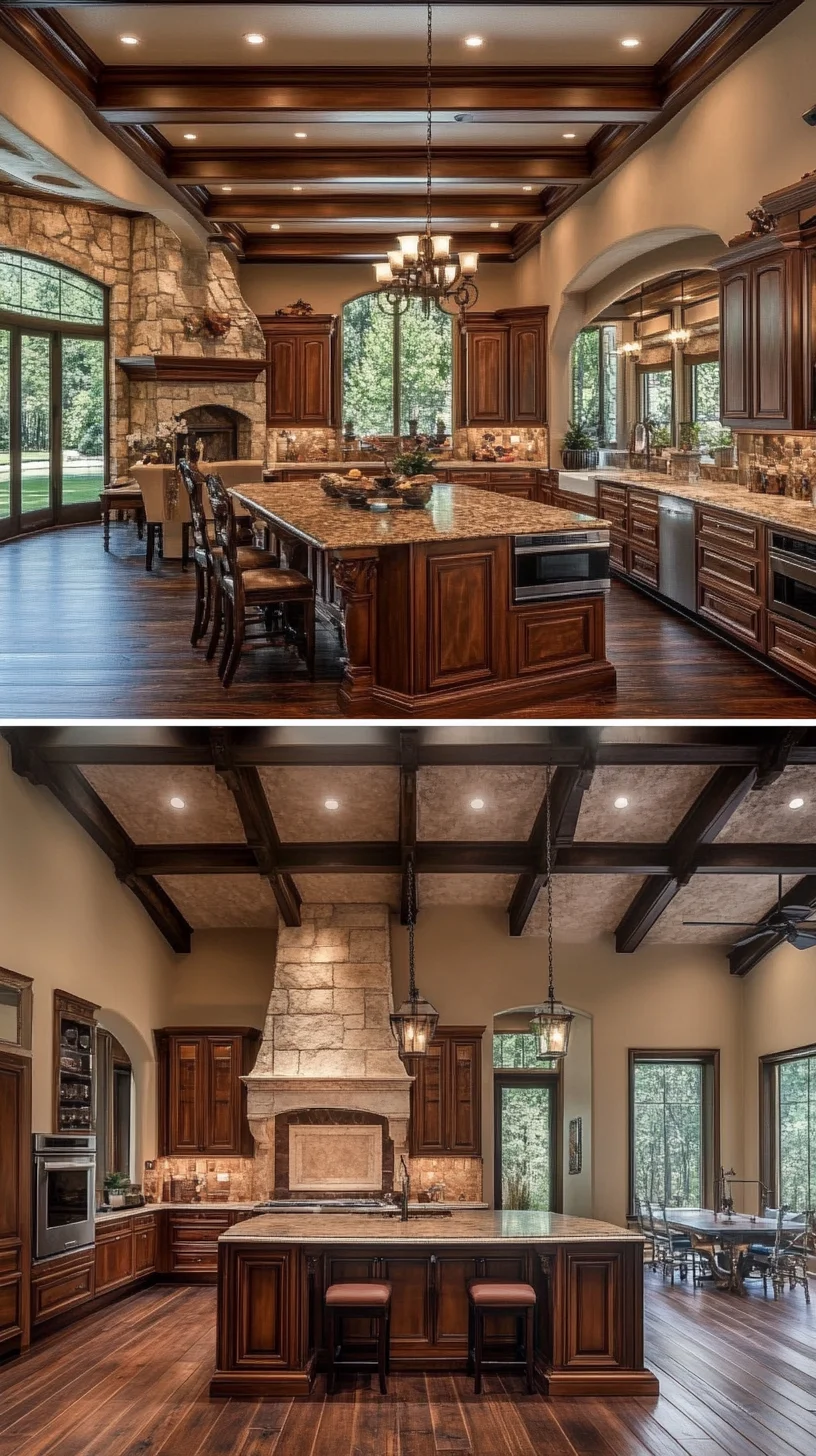 Embrace Rustic Elegance: Transform Your Kitchen with Timeless Wood and Stone