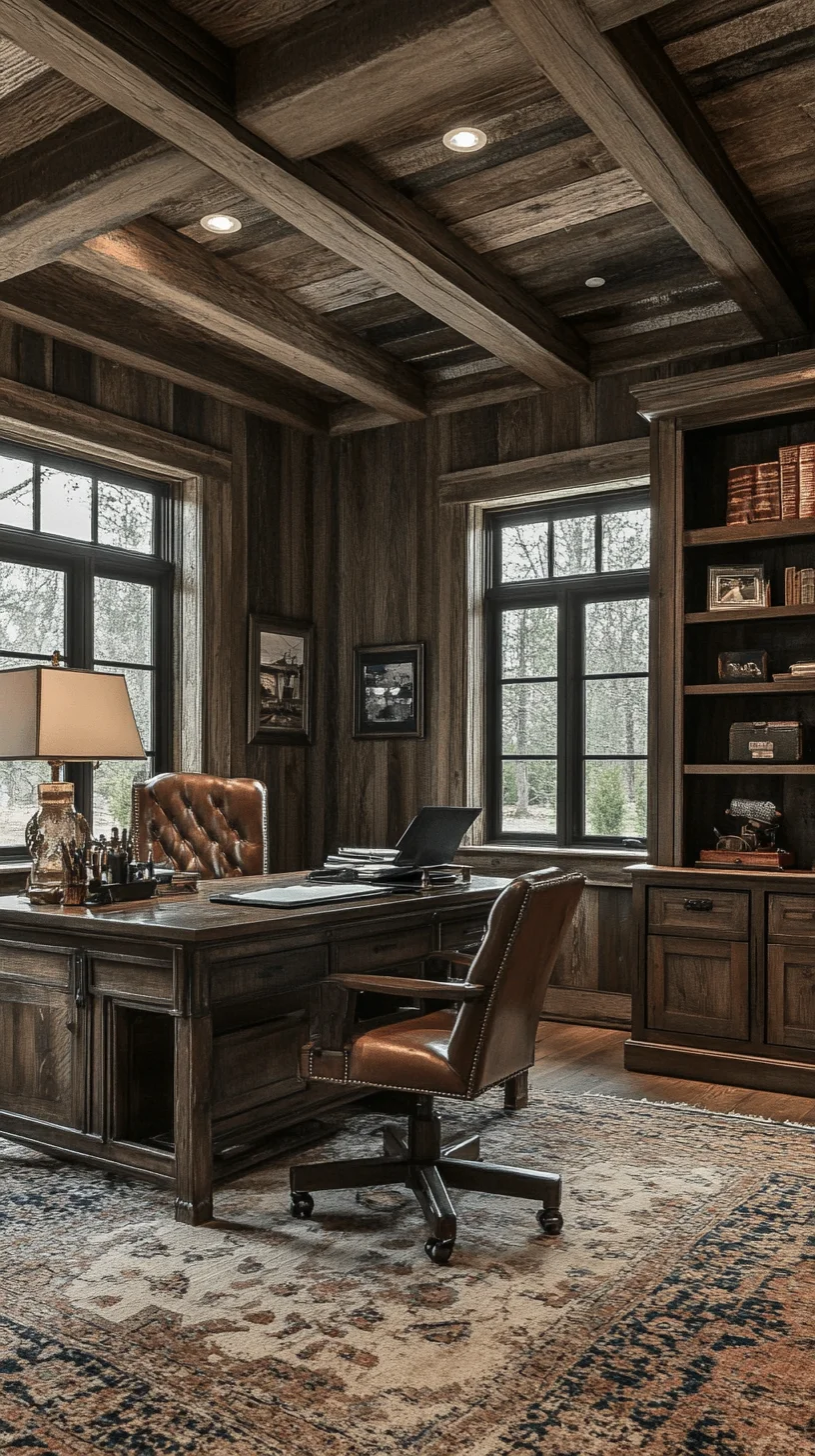 Embrace Rustic Elegance: Transform Your Workspace with Timeless Wood Accents