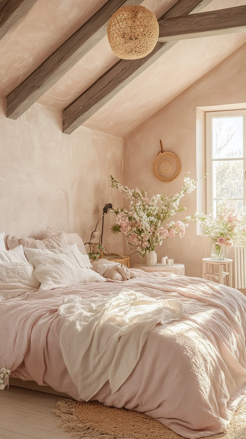 Embrace Serenity: Create a Soft Pink Haven in Your Bedroom