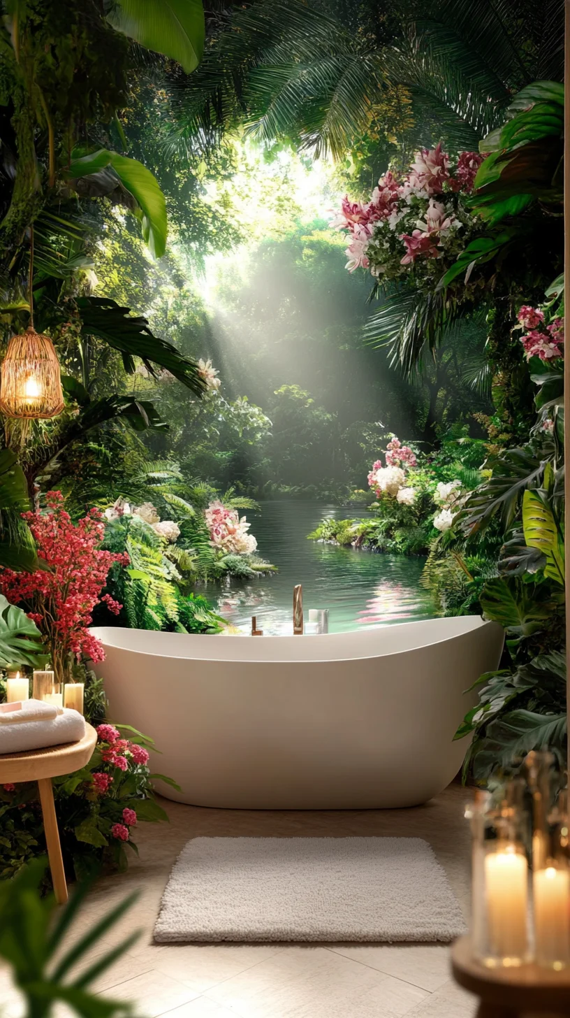 Embrace Serenity: Transform Your Bathroom into a Tropical Oasis Retreat