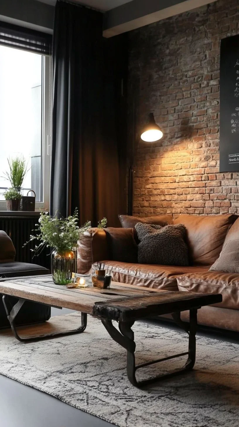 Embrace the Cozy Charm of Industrial Chic Living Spaces