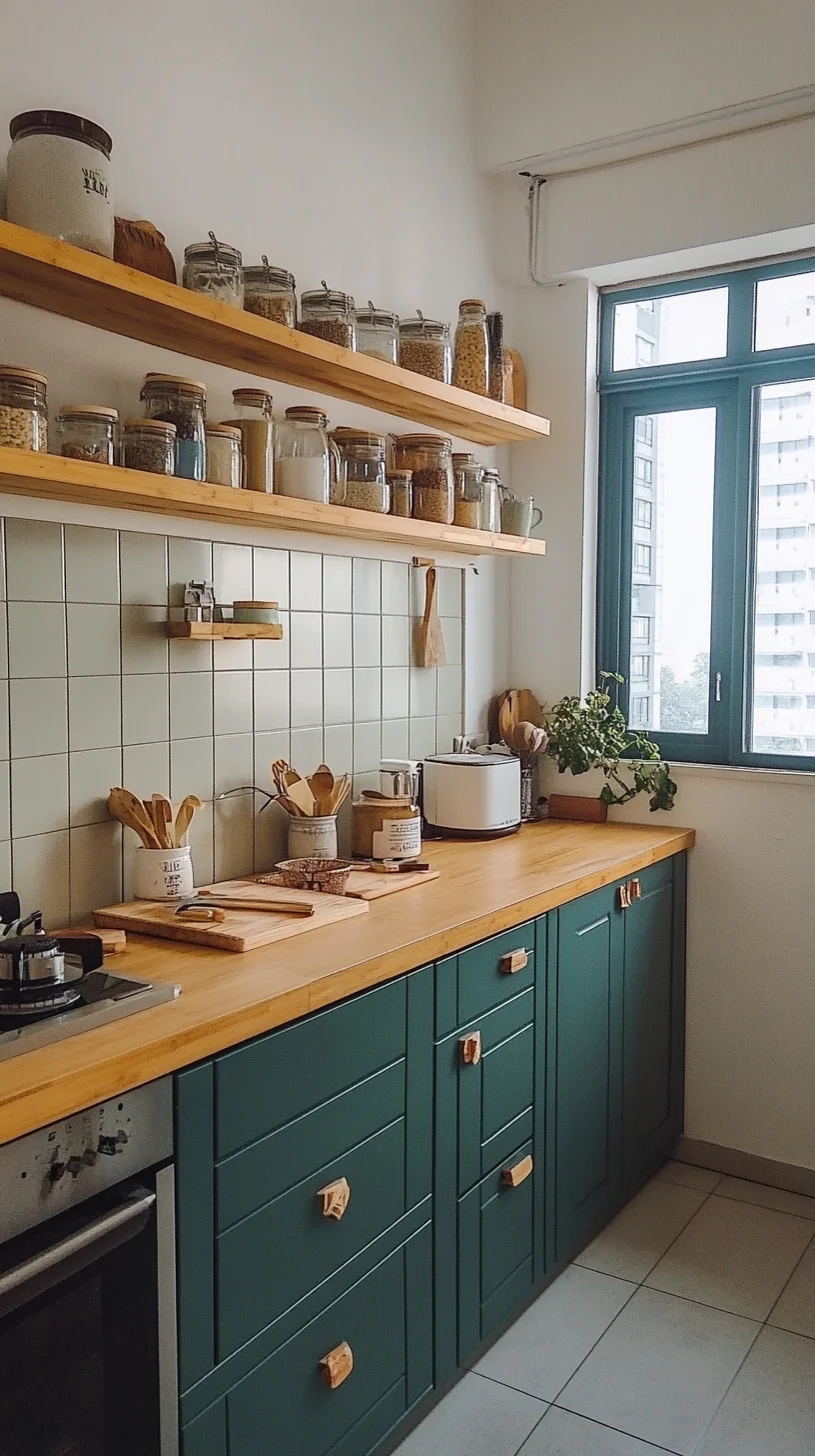 Embrace the Eco-Chic Vibe with This Stylish Green Kitchen Design