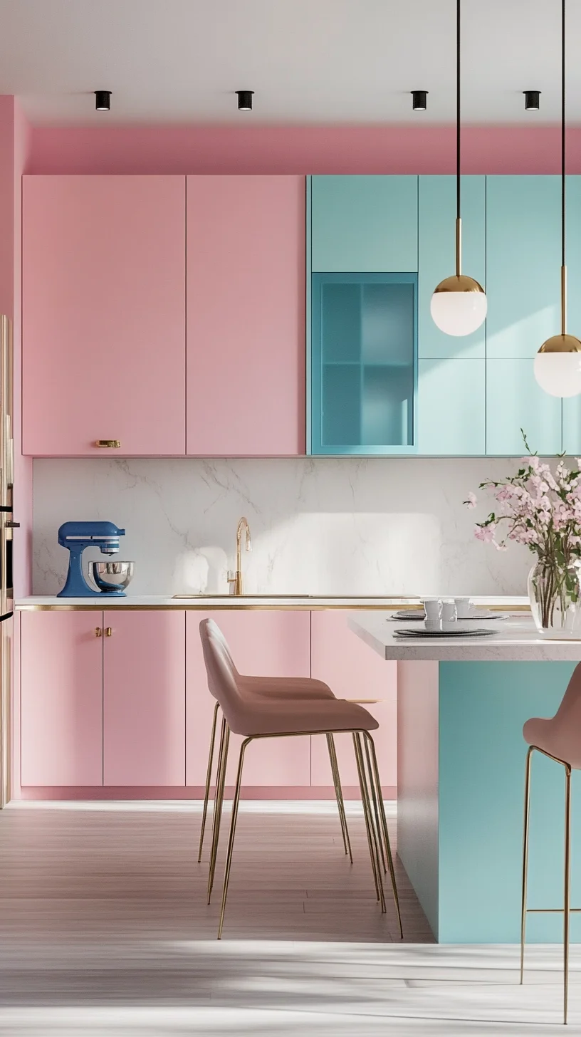 Embrace the Playful Elegance of Pastel Kitchen Aesthetics