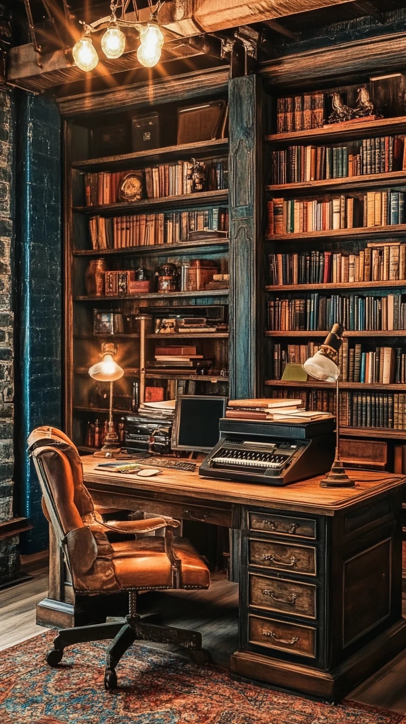 Embrace the Timeless Charm of Vintage-Inspired Home Office Design