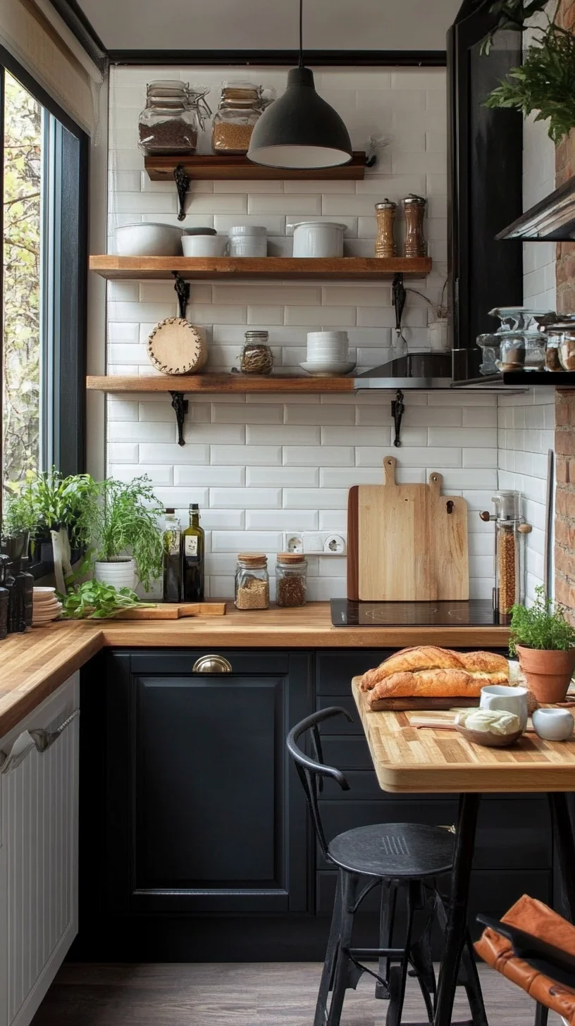 Embrace the Warmth of Rustic Elegance: A Cozy Kitchen Makeover