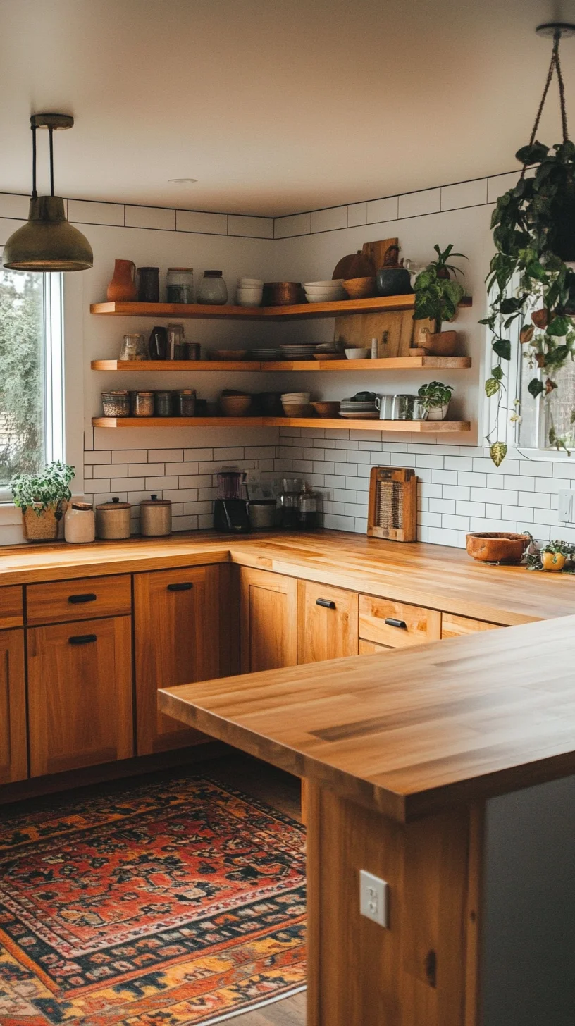 Embrace the Warmth: Rustic Modern Kitchen with Timeless Charm