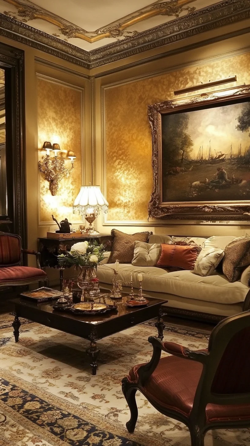 Embrace Timeless Elegance: A Luxurious Living Room Design