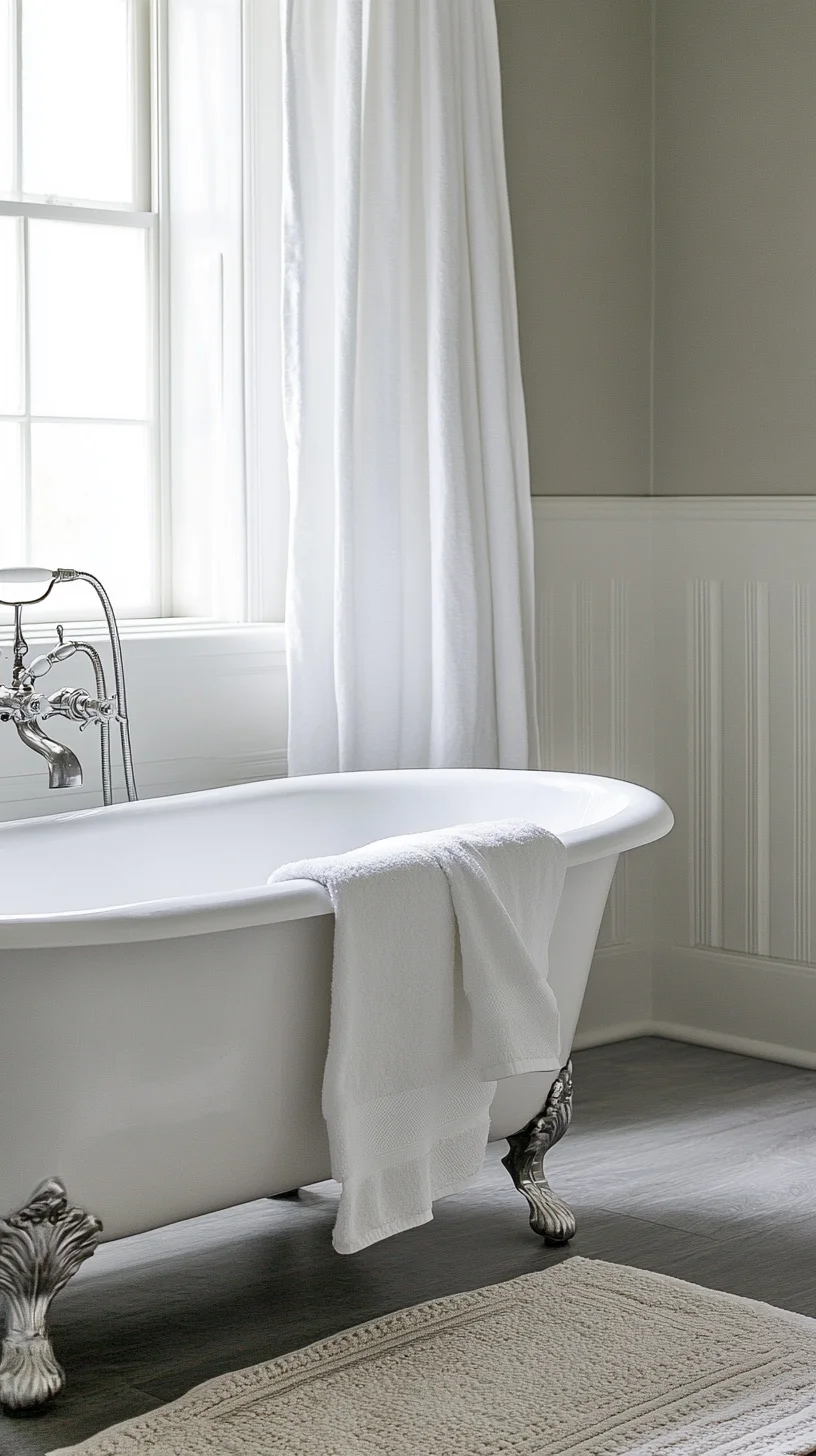 Embrace Timeless Elegance with a Classic Freestanding Bathtub Retreat