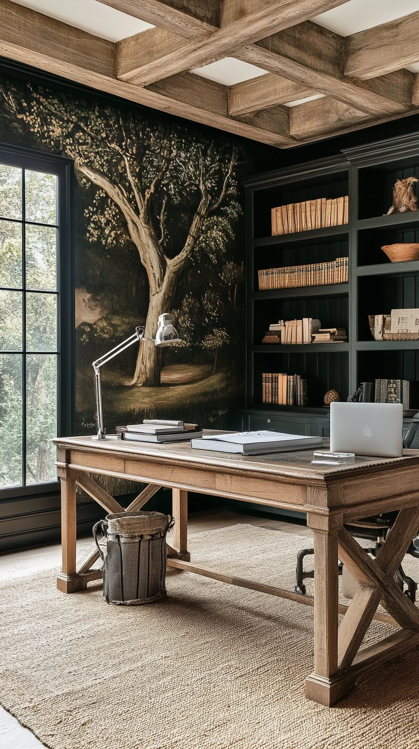 Embrace Timeless Elegance with a Rustic Home Office Design