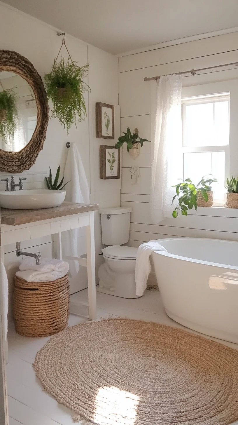 Embrace Tranquility: Create a Serene Farmhouse Bathroom Retreat