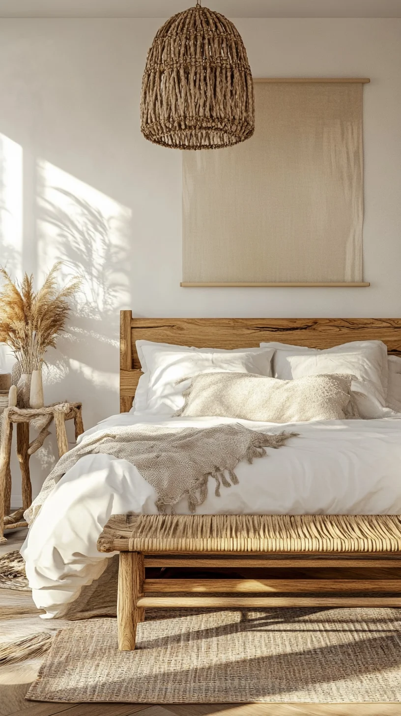 Embrace Tranquility with This Boho-Chic Bedroom Oasis