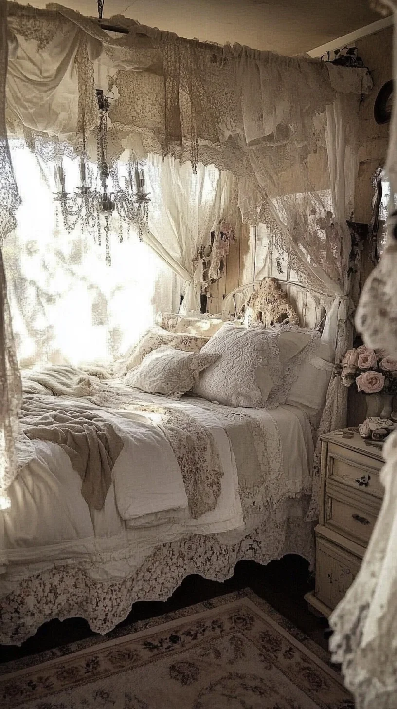 Embrace Vintage Charm: Transform Your Bedroom into a Cozy Lace Paradise