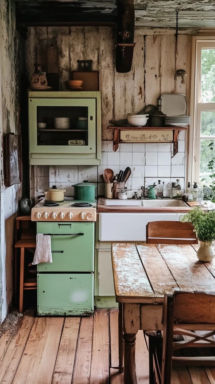 Embrace Vintage Charm with a Retro-Inspired Kitchen Aesthetic