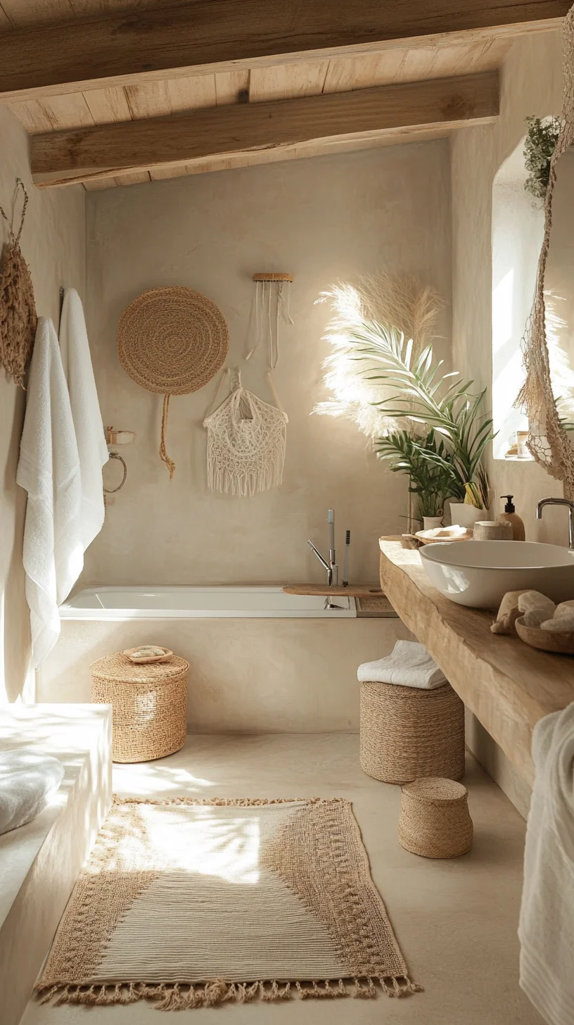 Embracing Serenity: The Allure of Natural Textures in Bathroom Design