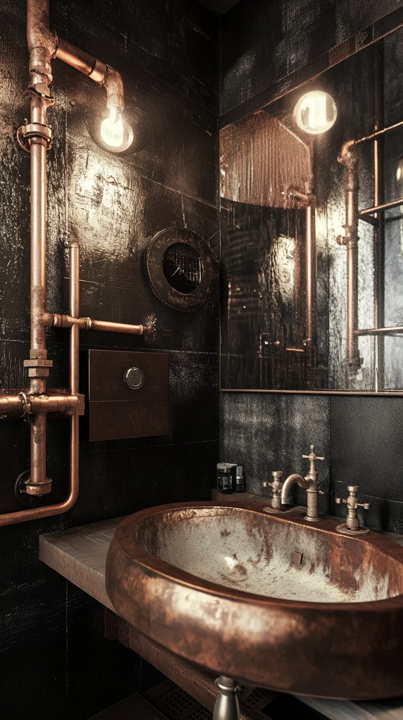 Industrial Elegance: Transform Your Space with Copper Accents and Sleek Lines