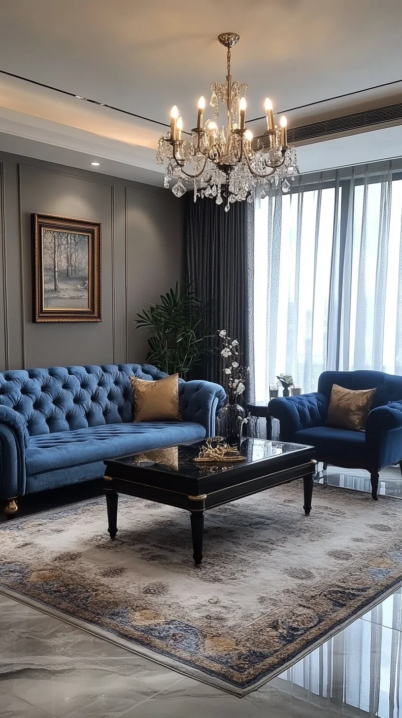 Luxe Blue Elegance: Transform Your Space with Timeless Sophistication