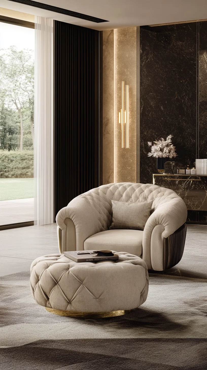 Luxurious Comfort: Embrace Modern Elegance with Plush Curved Seating