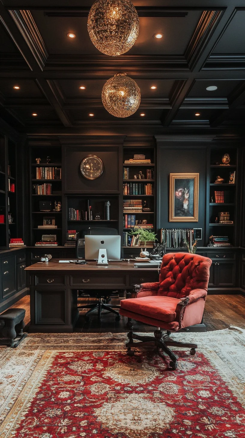 Luxurious Home Office: A Blend of Elegance and Functionality