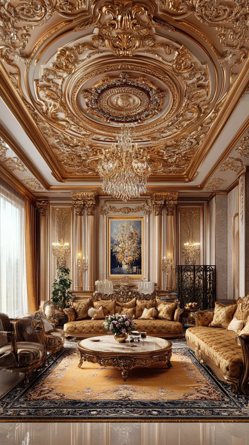 Luxurious Opulence: Elevate Your Space with Golden Elegance