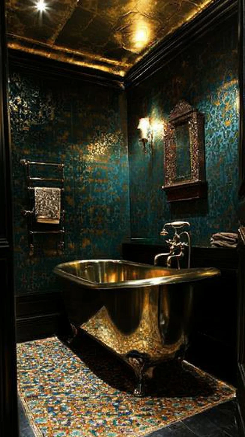 Luxurious Vintage Glam: Transform Your Bathroom into a Stylish Oasis