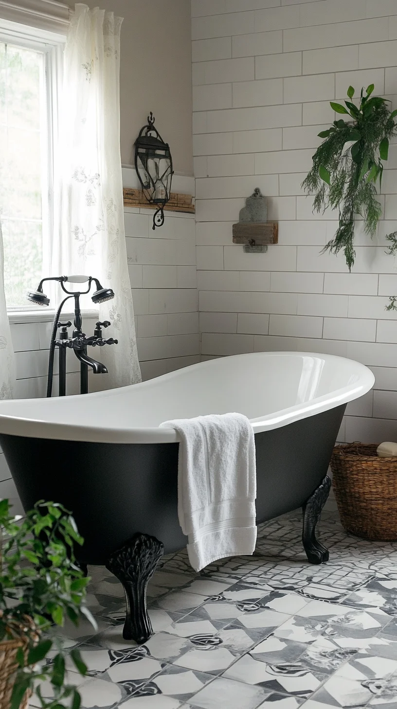 Luxurious Vintage-Modern Bathroom: Elevate Your Space with Timeless Elegance