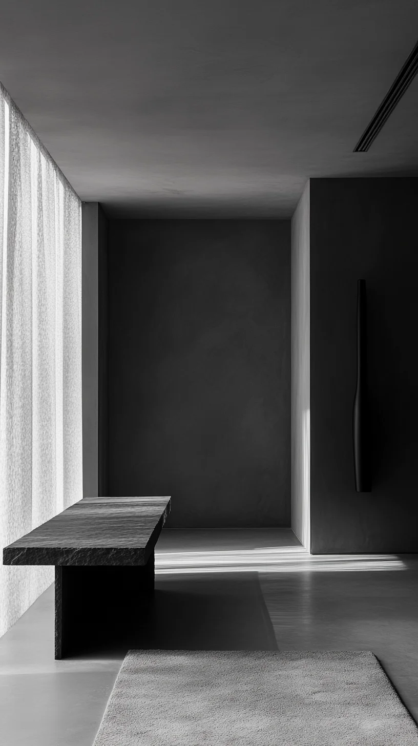 Minimalist Elegance: Embracing Monochrome Serenity in Interior Design